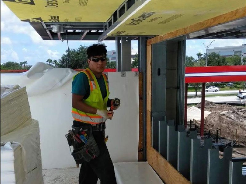 Acoustic Ceiling Installation